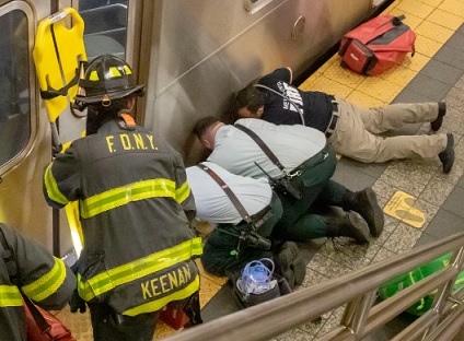 Woman fatally struck by train after falling onto New York City subway ...