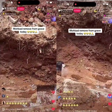 ‘The grave is not smelling. It’s like they buried him alive’, eye