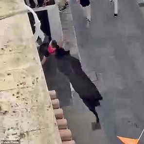 Easter bull-running ritual turns tragic as bull rams man against ...